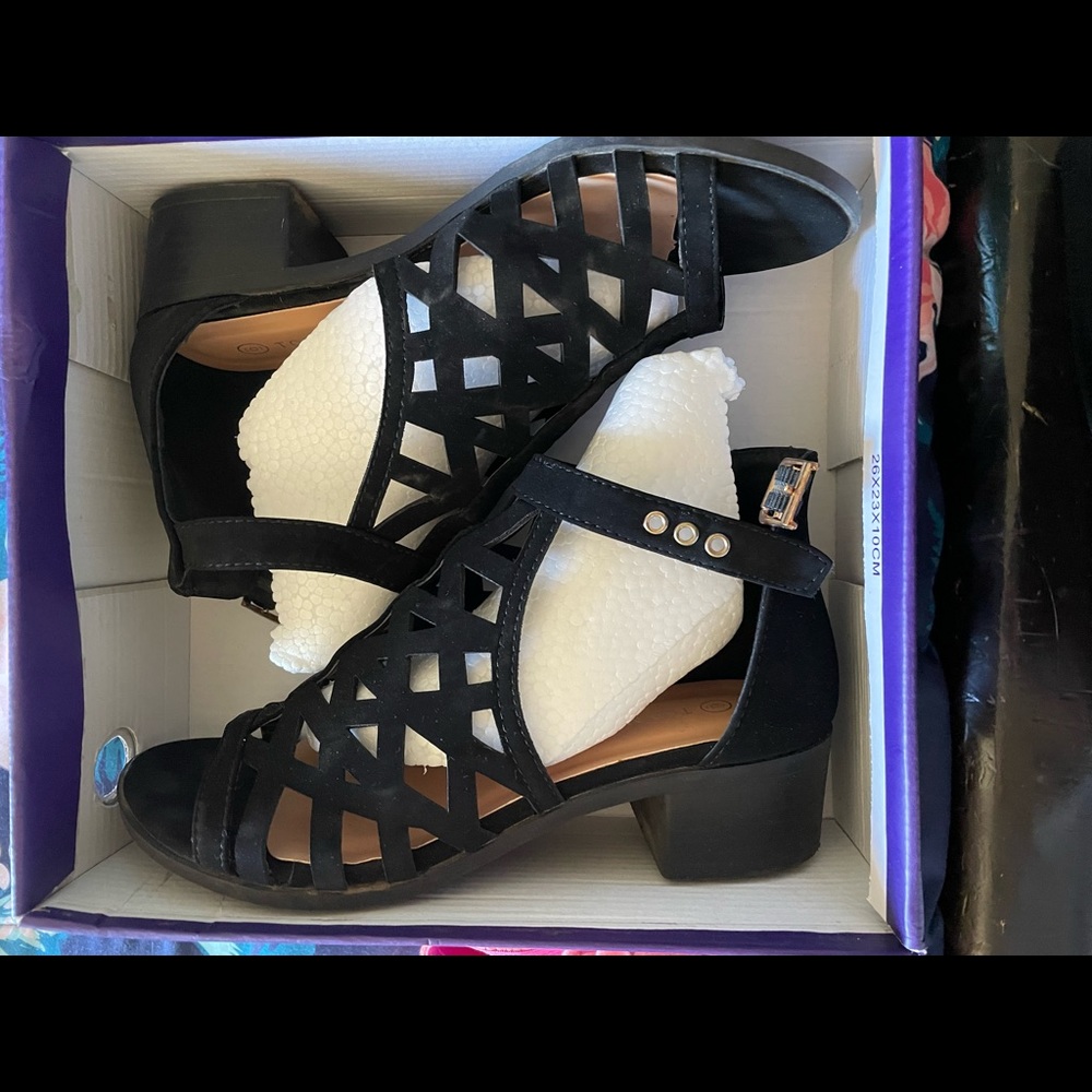 Black heels